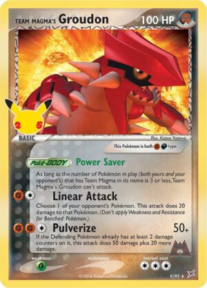 Team Magma's Groudon - 9/95: Celebrations Classic Collection