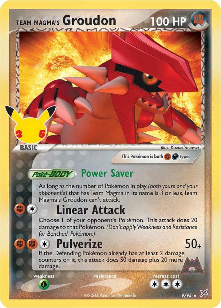 Team Magma's Groudon - 9/95: Celebrations Classic Collection