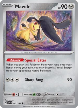 Mawile - 143/197: Obsidian Flames