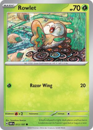 Rowlet - 013/197: Obsidian Flames