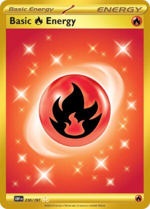 Basic Fire Energy - 230/197: Obsidian Flames