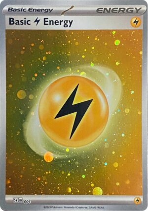 Basic Lightning Energy (Cosmos Holo) - 004 : Scarlet & Violet Base Set