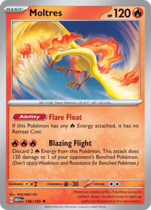 Moltres - 146/165: Scarlet & Violet 151