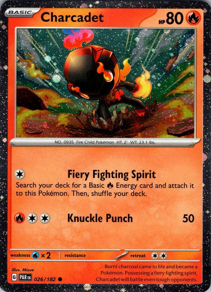 Charcadet - 026/182 (Cosmos Foil) - Miscellaneous Cards & Products