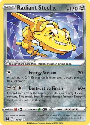 Radiant Steelix - 124/196: Lost Origin