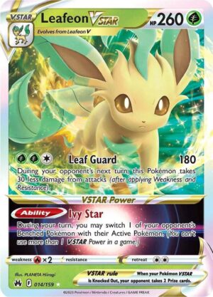 Leafeon VSTAR - 014/159: Crown Zenith