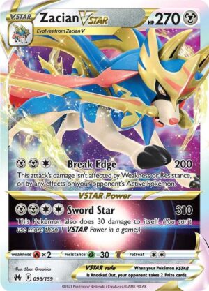 Zacian VSTAR - 096/159: Crown Zenith