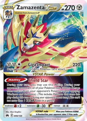 Zamazenta VSTAR - 099/159: Crown Zenith