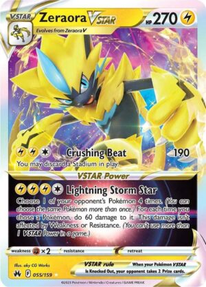 Zeraora VSTAR - 055/159: Crown Zenith