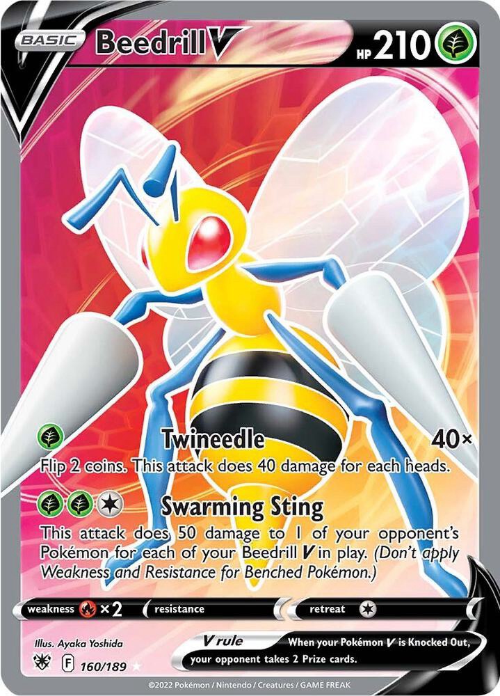 Beedrill V (Full Art) - 160/189: Astral Radiance