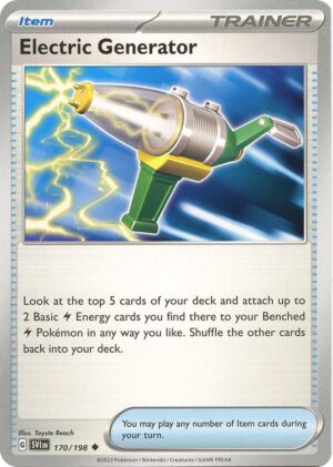 Electric Generator - 170/198: Scarlet & Violet Base Set