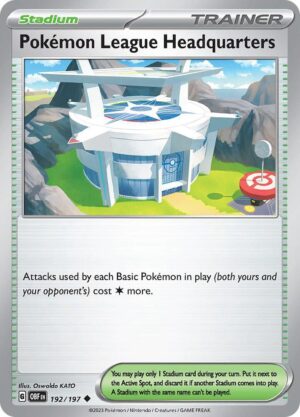 Pokemon League Headquarters - 192/197: Obsidian Flames
