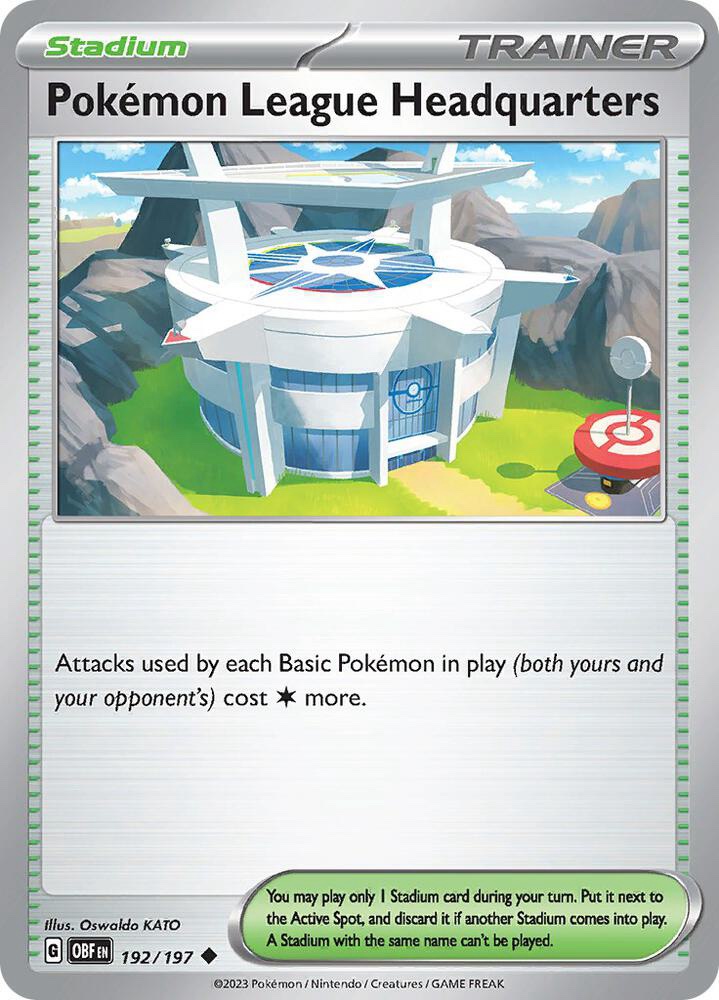 Pokemon League Headquarters - 192/197: Obsidian Flames