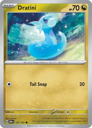 Dratini - 157/197: Obsidian Flames
