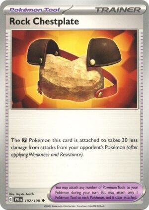 Rock Chestplate - 192/198: Scarlet & Violet Base Set