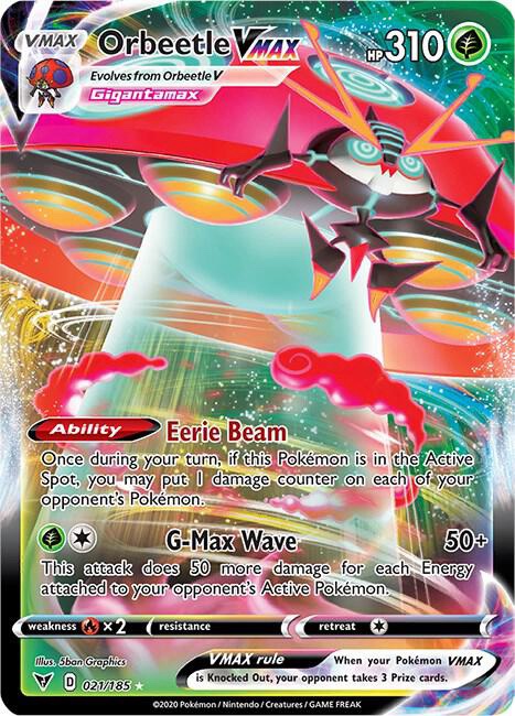Orbeetle VMAX - 021/185: Vivid Voltage