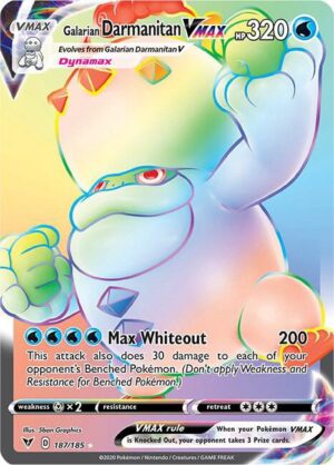 Galarian Darmanitan VMAX (Secret) - 187/185: Vivid Voltage