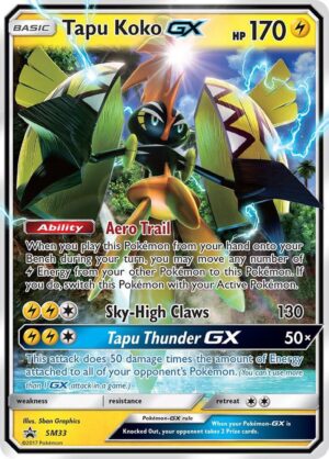 Tapu Koko GX - SM33: SM Promos