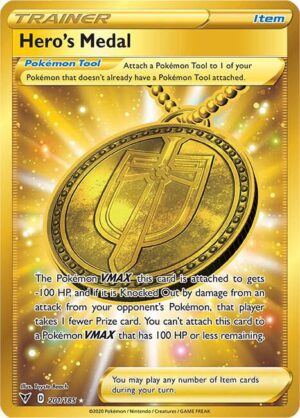Hero's Medal (Secret) - 201/185: Vivid Voltage