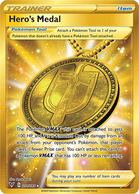 Hero's Medal (Secret) - 201/185: Vivid Voltage