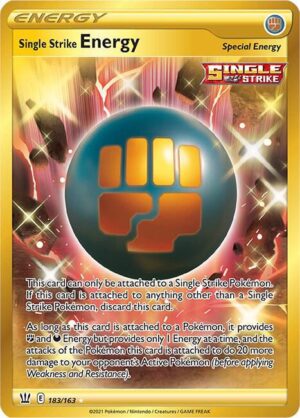 Single Strike Energy (Secret) - 183/163: Battle Styles