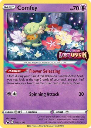 Comfey - SWSH242 (Prerelease) - SWSH: Sword & Shield Promo Cards