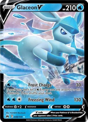 Glaceon V - 038/159: Crown Zenith