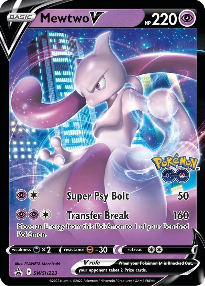 Mewtwo V: SWSH233: Sword & Shield Promo Cards