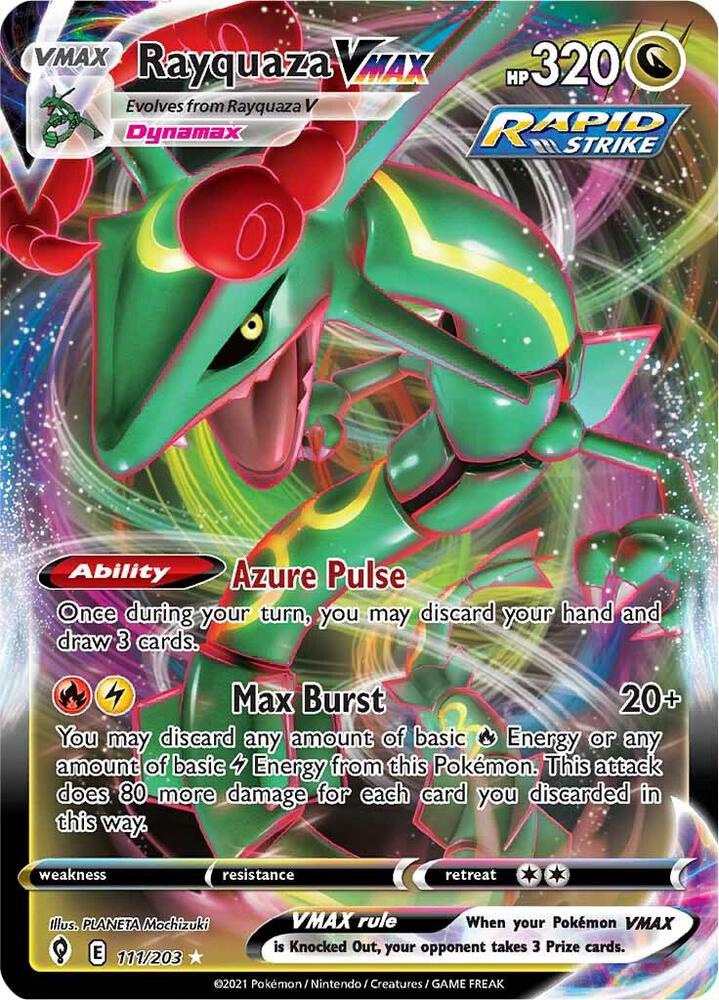 Rayquaza VMAX - 111/203: Evolving Skies