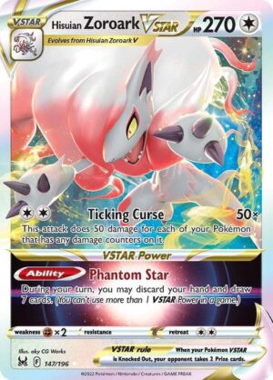 Hisuian Zoroark VSTAR - 147/196: Lost Origin