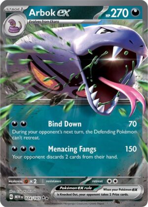 Arbok ex - 024/165: Scarlet & Violet 151