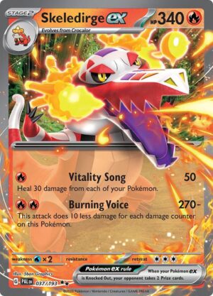 Skeledirge ex - 037/193: Paldea Evolved