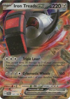 Iron Treads ex - 143/198: Scarlet & Violet Base Set