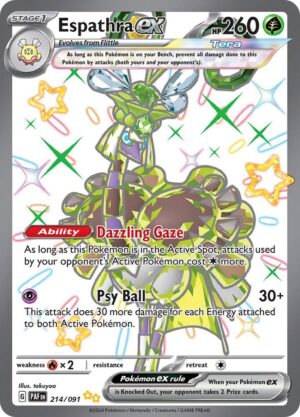 Espathra ex - 214/091: Paldean Fates