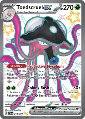 Toedscruel ex - 213/091: Paldean Fates