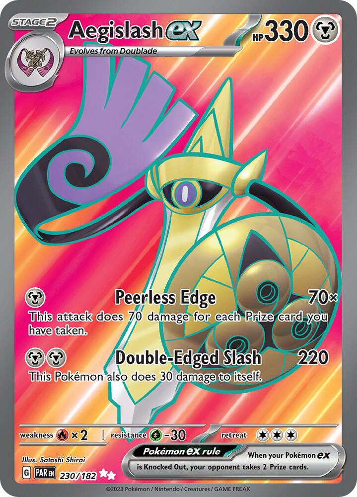 Aegislash ex - 230/182: Paradox Rift