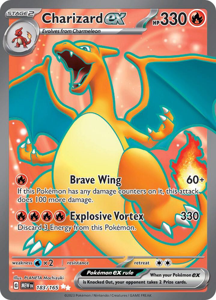 Charizard ex - 183/165: Scarlet & Violet 151