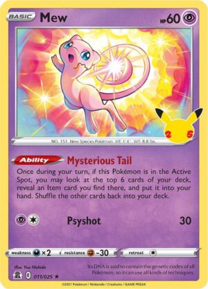 Mew - 011/025: Celebrations