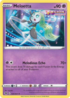 Meloetta - 124/264: Fusion Strike