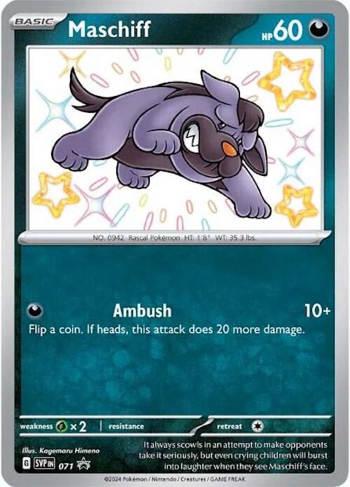 Maschiff - 071: Scarlet & Violet Promo Cards