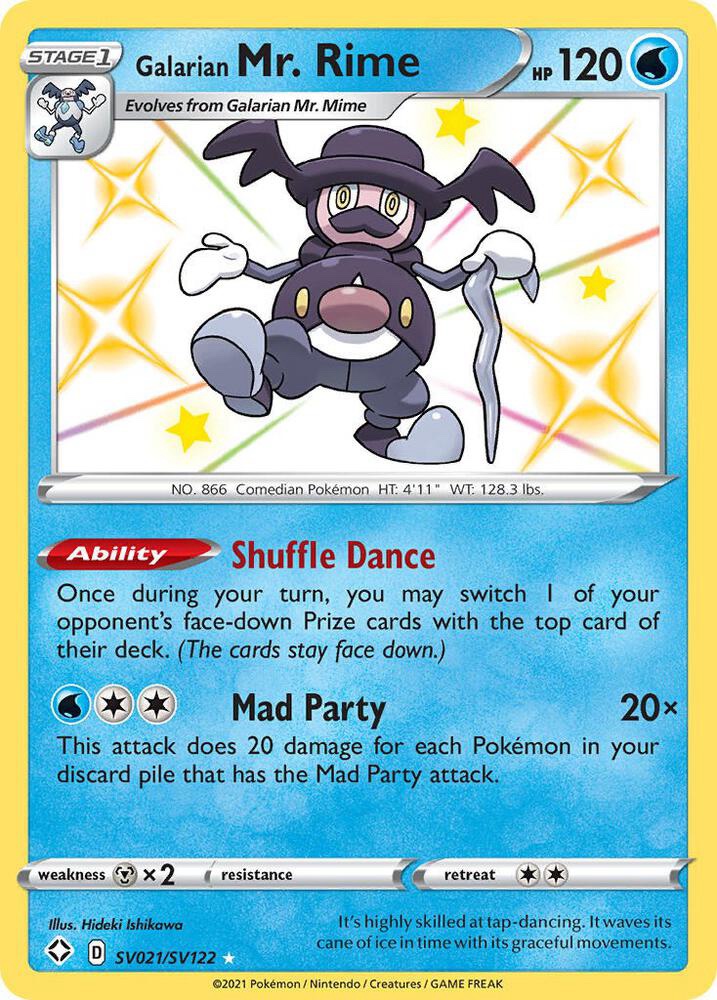 Galarian Mr. Rime - SV02/SV122: Shiny Vault