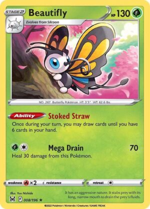 Beautifly - 008/196: Lost Origin