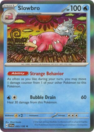 Slowbro - 043/198: Scarlet & Violet Base Set