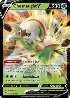 Chesnaught V - 015/195: Silver Tempest