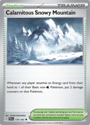 Calamitous Snowy Mountain - 174/193 : Paldea Evolved