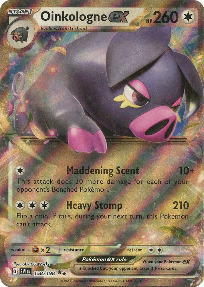 Oinkologne ex - 158/198: Scarlet & Violet Base Set