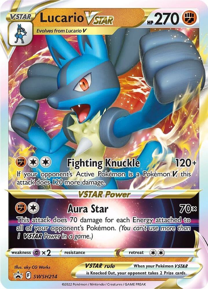 Lucario VSTAR - SWSH214: Sword & Shield Promo Cards