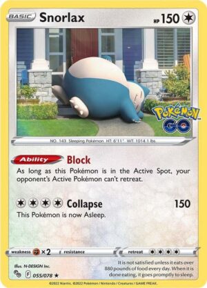 Snorlax - 055/078 : Pokemon GO