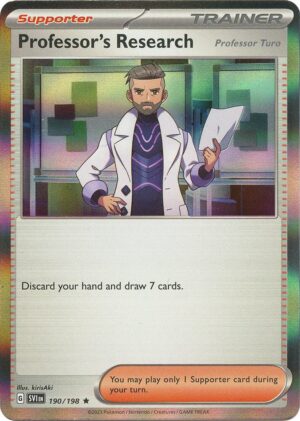 Professor's Research - 190/198: Scarlet & Violet Base Set