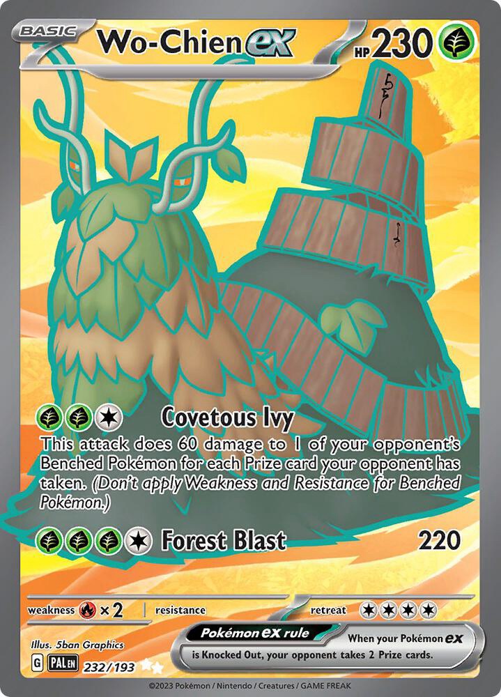Wo-Chien ex - 232/193: Paldea Evolved